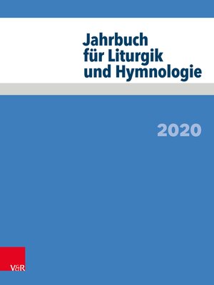 cover image of Jahrbuch für Liturgik und Hymnologie
